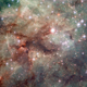 A close-up of the Tarantula Nebula.
